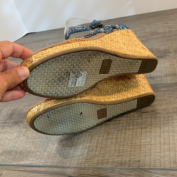 Toms espadrille and fabric wedges size 8 - Picture 6 of 8